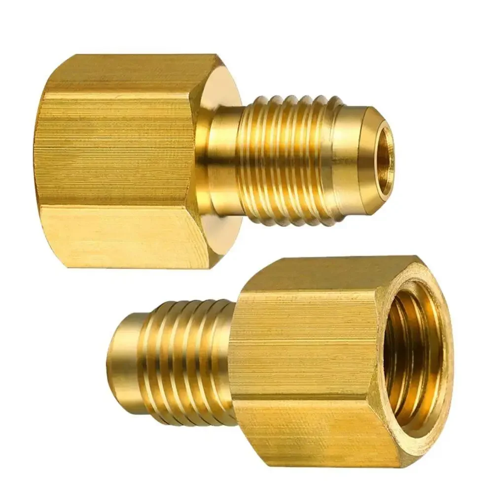 R410a 어댑터 5/16 SAE F 퀵 커플러 - 1/4 SAE M 플레어 5/16 SAE M - 1/4 SAE