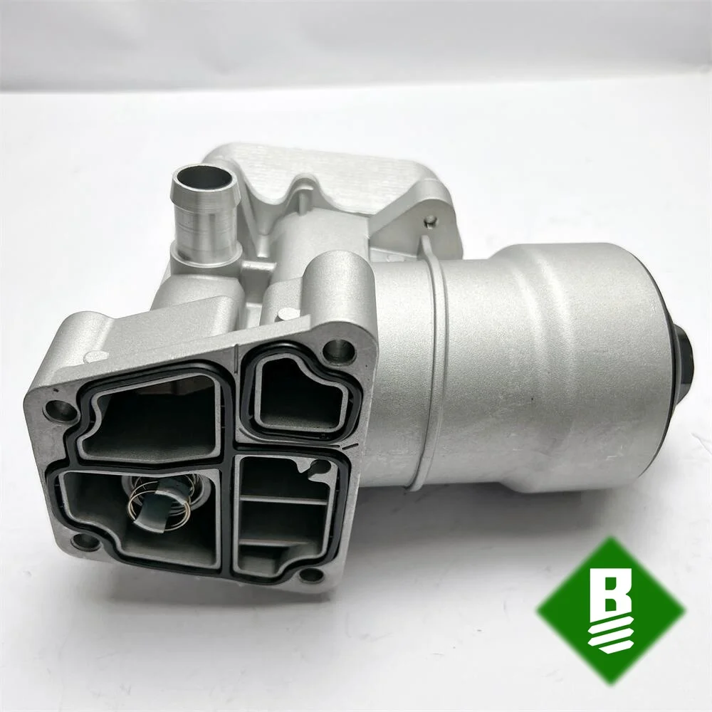 Oil Filter Adapter 03L115389H Oil Filter Bracket with Flange for Amarok Beetle Golf Jetta Passat Scirocco Tiguan Q3 Multivan 03L115389G 03L115389C