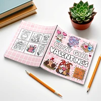 COZY GIRL VALENTINES Coloring Book for Adults Cute Drawing Book Perfect Gift for Party and Birthday 2