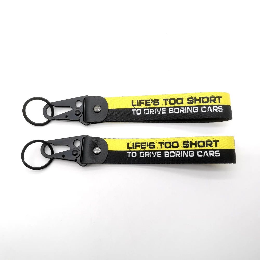 JDM Style Schlüsselanhänger Lanyard Tags Schlüsselband Abschleppseiten Thermoprint Auto Motorrad Schlüsselanhänger Halter Anhänger Zubehör – Detail 16