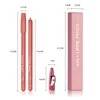 Matte Nude Brown Lip Liner Pencil Red Natural Outline Lip Tint Lipstick Crayon Pen Waterproof Lasting Lip Contouring Cosmetics 6