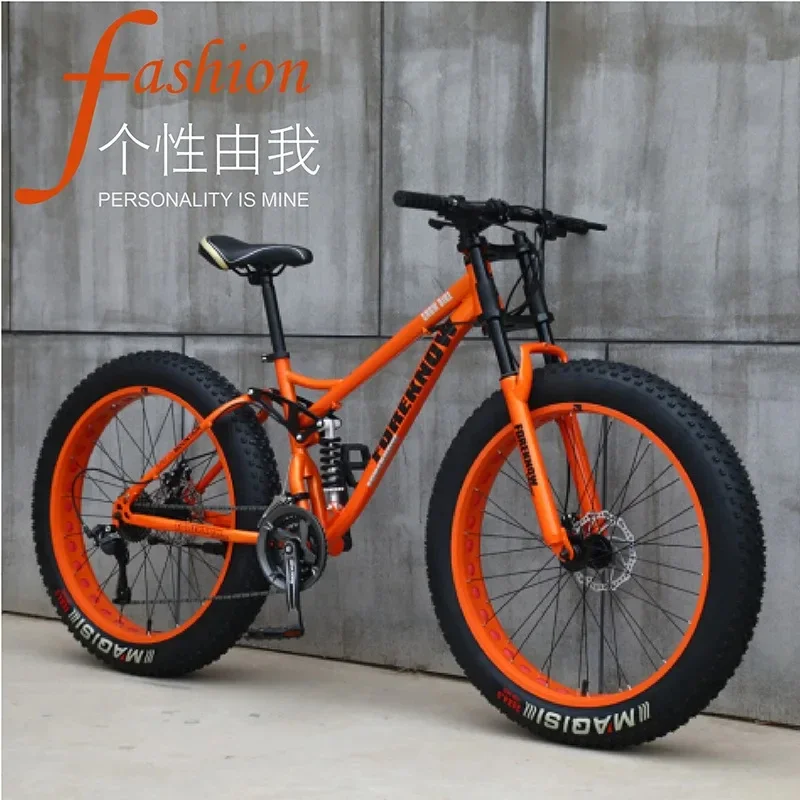 24/26 inch MTB Fat Tire soft tail Mountain Bike Beach and Snow