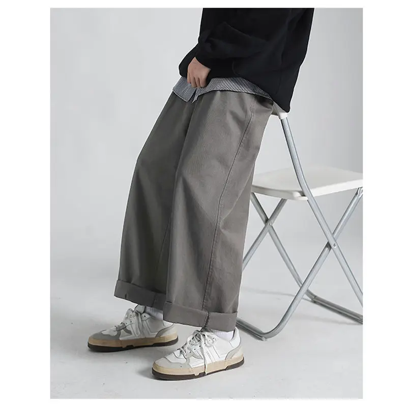 Deeptown Vintage Casual Baggy Cargo Pants Japanese Style Oversized Harajuku Wide Leg Trousers Korean Fashion Straight Summer