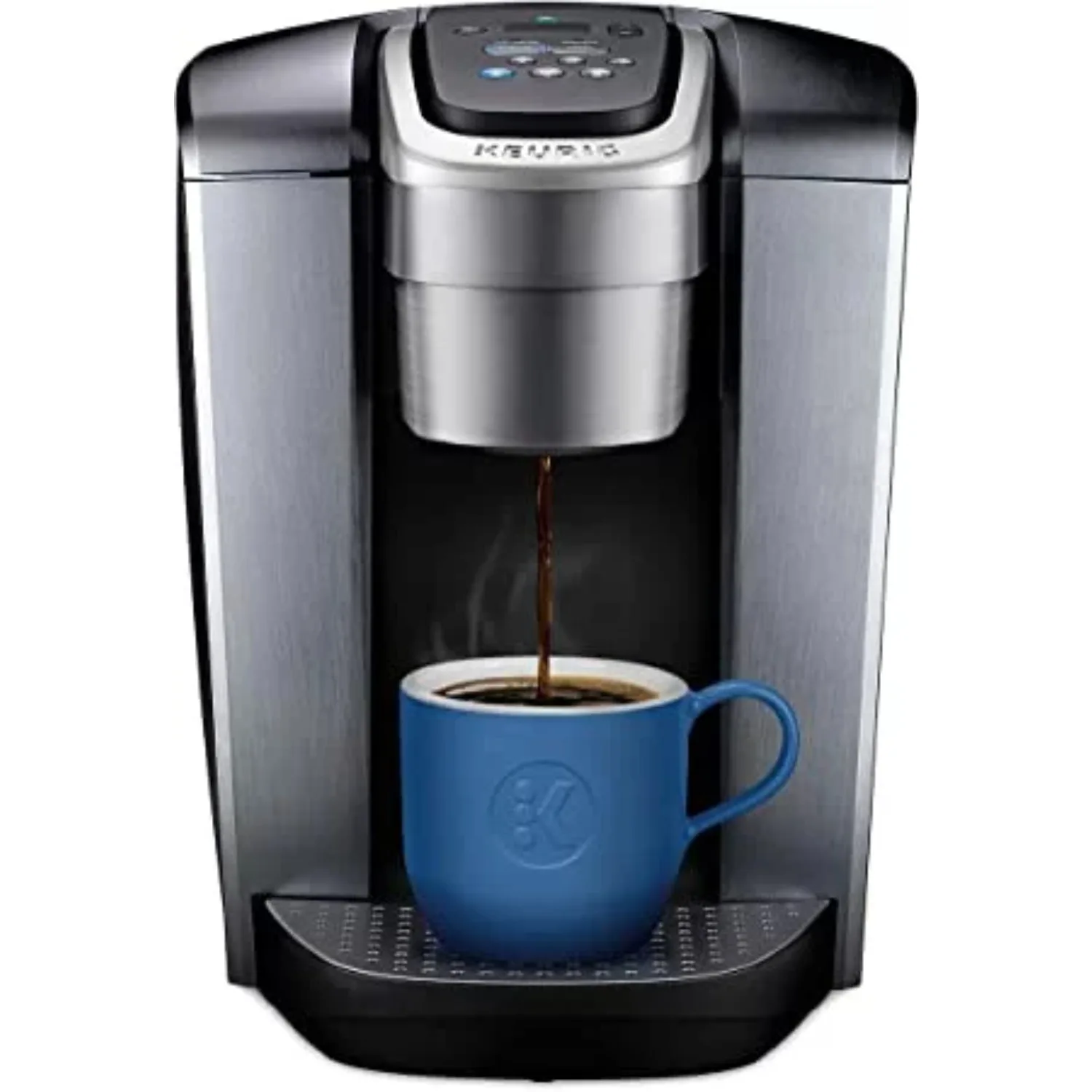 

K-Elite Single-Serve K-Cup Pod Coffee Maker Brushed Silver