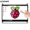 LESOWN 7 inch Touchscreen Capacitive Monitor HD 800x480 IPS Small Portable Display LCD Module HDMI-Compatible for PC Windows Mac