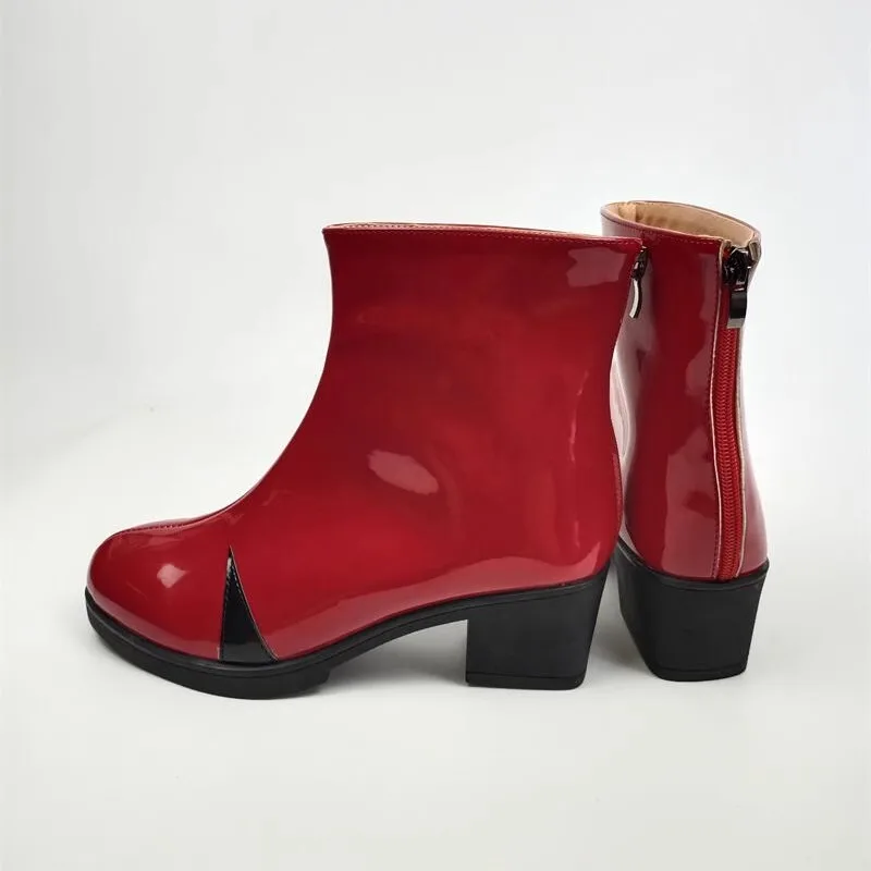 Neon Genesis Evangelion - TV Series: Rei Ayanami & Asuka Langley Soryu | Leather Combat Boots Cosplay Shoes