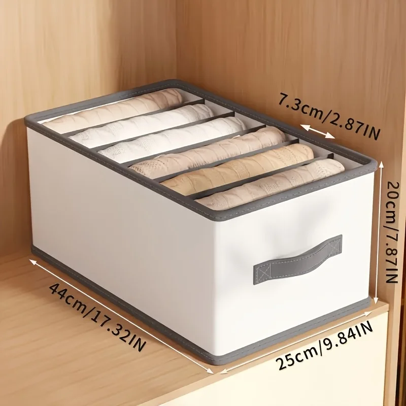 Faltbarer Stoff Schubladenorganizer Für Kleidung Und Schrank_voghion.com