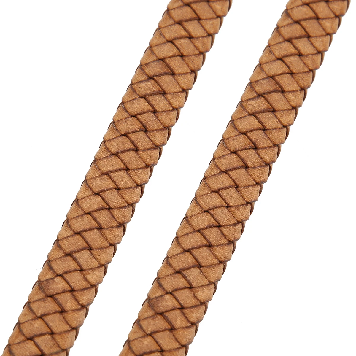 Vintage Black and Brown Genuine Braided Leather Cords