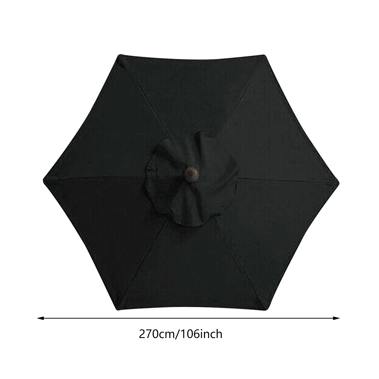 Umbrella Canopy Cover 6/8 Bones Waterproof Replacement Garden Shelters Fabric Sun Protection Detachable Umbrella Accessories