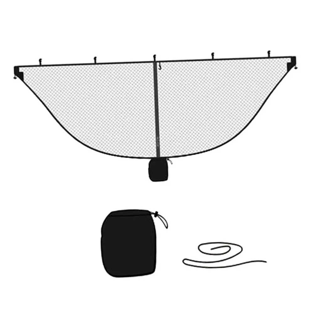 Breathable Hammock Bug Mosquito Net Compact Travel Mesh Cover Outdoor Camping Accessory for Hiking and Hammock Tent Breathable Hammock Bug Mosquito Net Compact Travel Mesh Cover Outdoor Camping Accessory for Hiking and Hammock Tent
