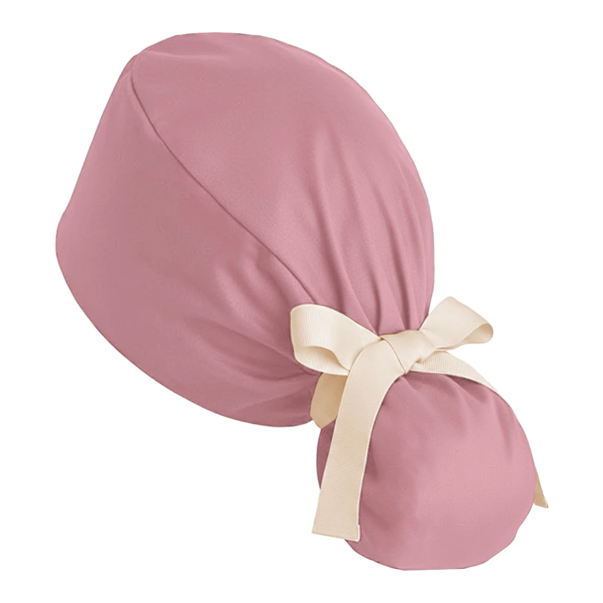 Satin Lined Silky Green Scrub Cap