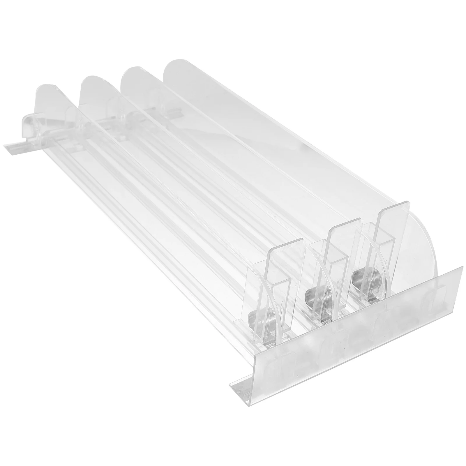 

Drinking Pushers Self Pushing Can Organizer Plastic Shelf Pusher Drink Organizer For Fridge Replenishment Tool Trays