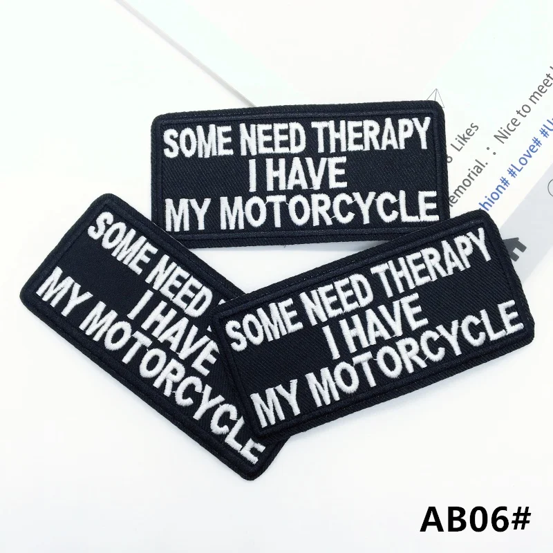 3 teile/los Buchstaben Gestickte Patches für Kleidung Eisen auf Patches Text DIY Applikationen für Kleidung Jacke Streifen Slogan Aufkleber – Detail 13