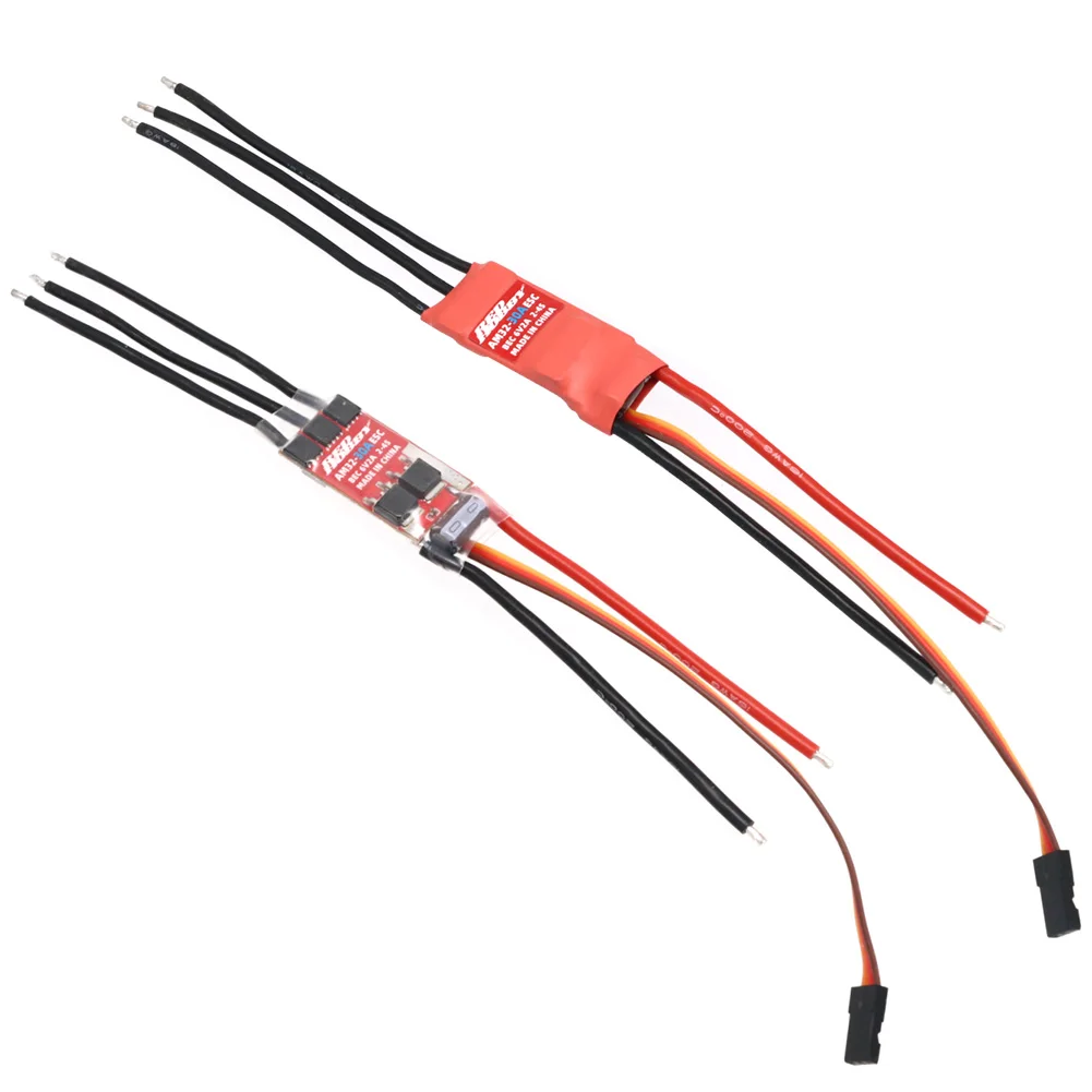 Redhobby 2-4S AM32 30A Dual-Wege Bürstenlosen ESC Geschwindigkeit Controller ESC mit 6V 2A UBEC für RC Multicopter Flugzeug RC Auto Boot – Detail 4