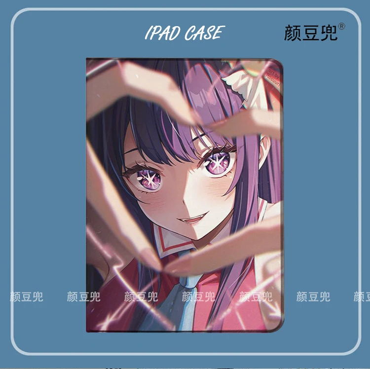 

OSHI NO KO Anime Hoshino Ai Case For iPad 10.2 7th 8th 10th Air 4 5 Mini 5 6 Case Luxury Silicone For iPad Pro11 12.9 in 2022