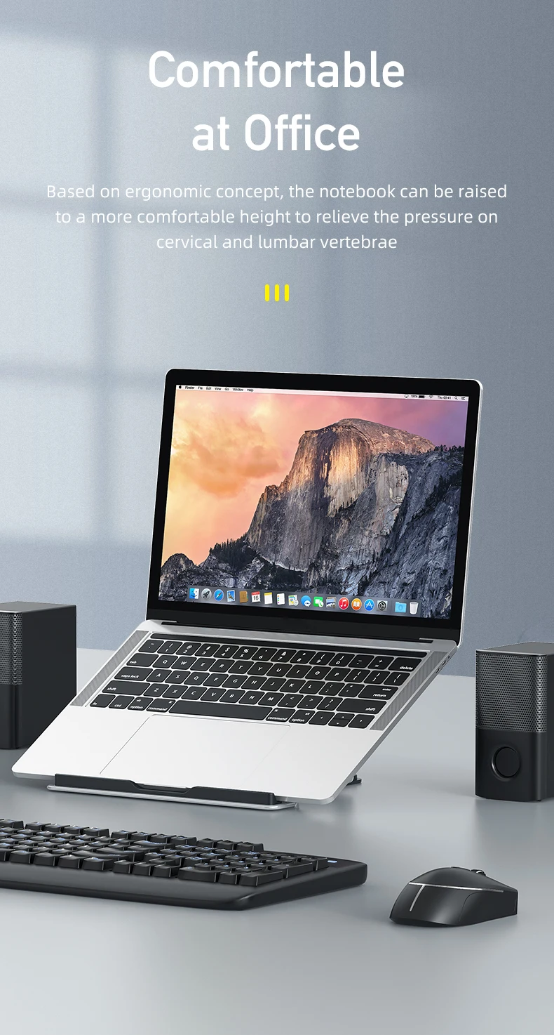 Awei X30 Foldable Laptop Stand Holder description image 3