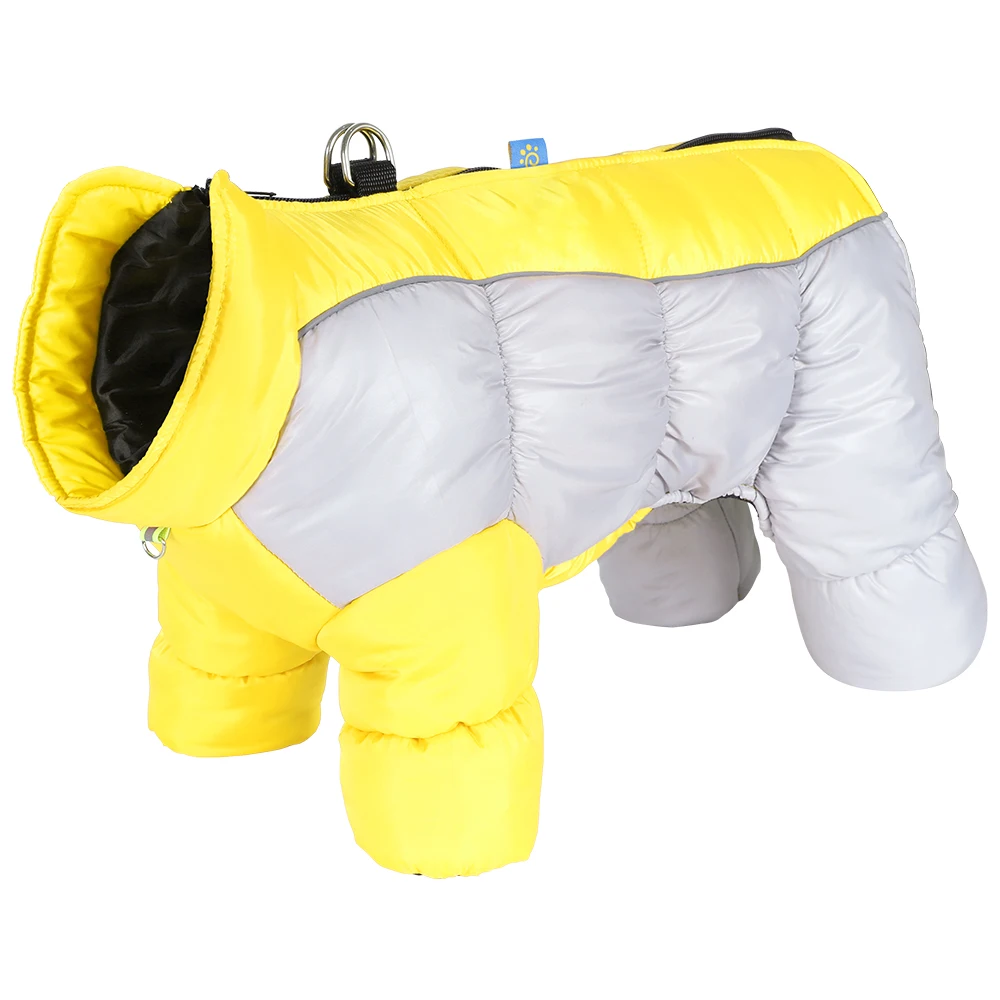 Winter Pet Clothes Warm Big Dog Jackets Reflective Waterproof Dog Jumpsuit for Small Medium Large Dogs Clothes
