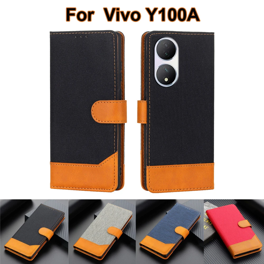 

Phone Cases For Vivo Y100A Case Magnetic Wallet Leather Cover For Capinha De Celular Vivo T2 чехол Vivo Y100 V2239 Funda Coque