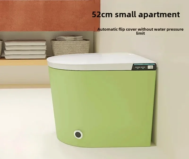 Floor row wall row small apartment fully automatic smart toilet no water pressure limit color