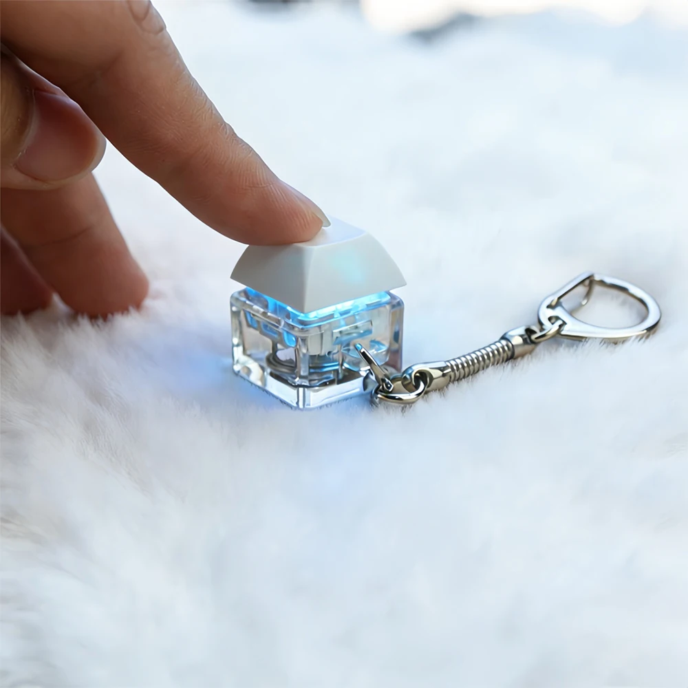 20개 승화용 블랭크 키체인 3D 피젯 푸시팝 감압 장난감 DIY 맞춤형 손가락 누름 불안 완화 스트레스 해소 선물