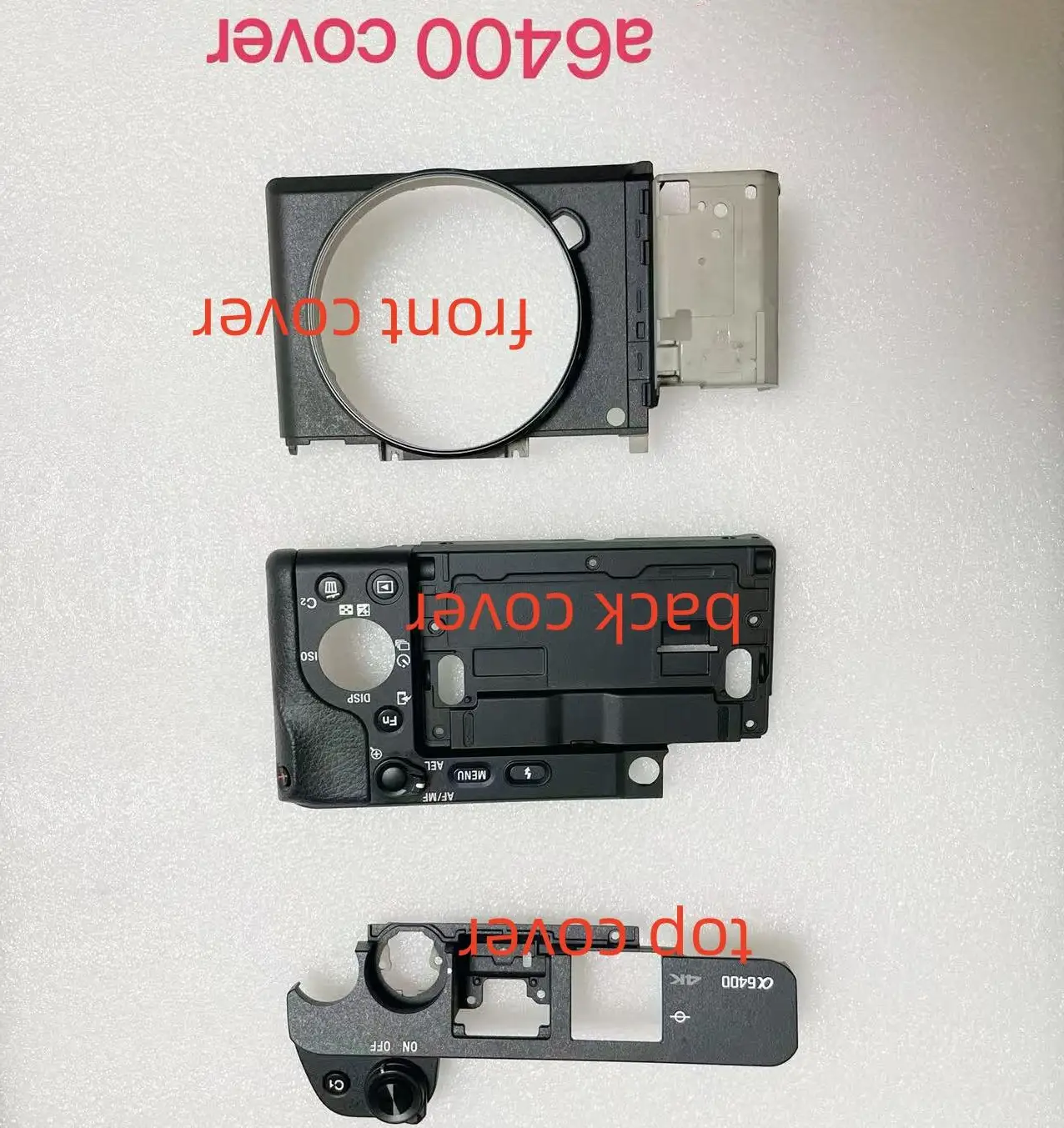 New Original Camera Body Shell for Sony A6400 a6400 Top Back Front Cover Shell Repair Part