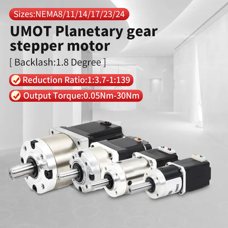 UMOT DC Nema 11 Planetary Gearbox Ratio 3.7:1-139:1 Reducer Step-down Reduction Gearbox Nema11 28mm Planetary Gear Stepper Motor image 5
