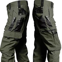 Pantalon de travail tactique pour hommes, Cargo d'extérieur, multi-poches, imperméable, vêtements de travail en plein air, de randonnée, nouvelle collection automne printemps 1