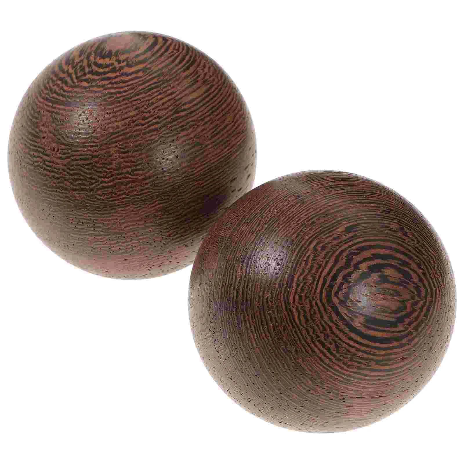 

Wooden Chinese Baoding Balls Athletics Plantar Health Balls Fasciitis Balls Fitness Hand Exercise Balls 5cm