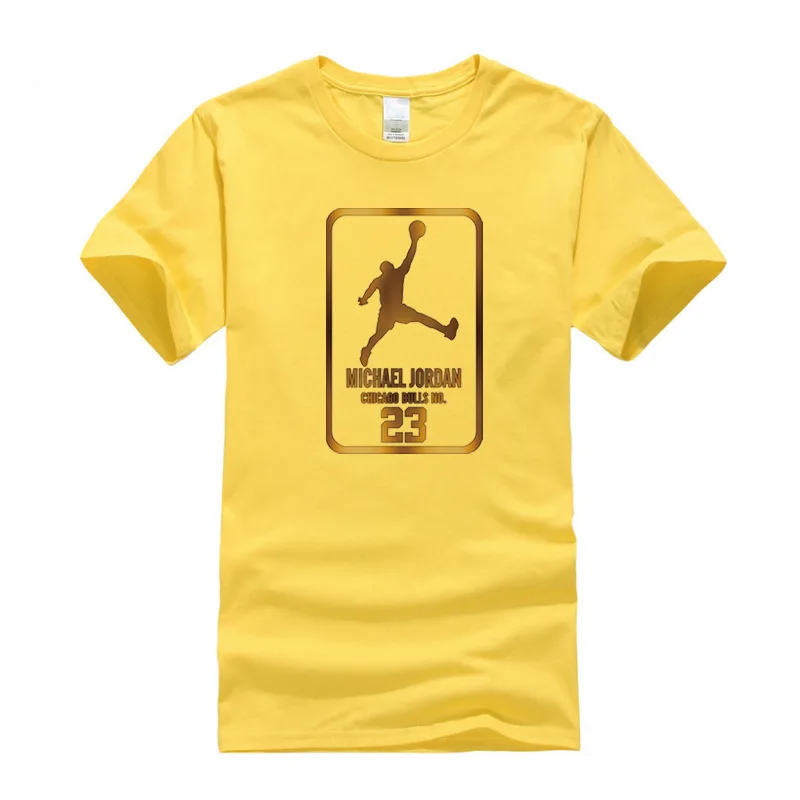 

Men's loose summer sportswear 100 cotton printed T-shirt top