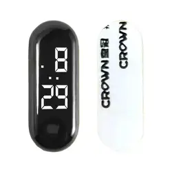 Waterproof Luminous Digital Dashboard Clock with Adhesive for Motorcycles and Scooters (A)