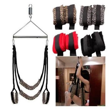Hot Stuff Sex Swing Soft Sex Furniture Fetish Bandage Love Adult Game Chairs Hanging Door Swing Erotic Toys for Couples 2