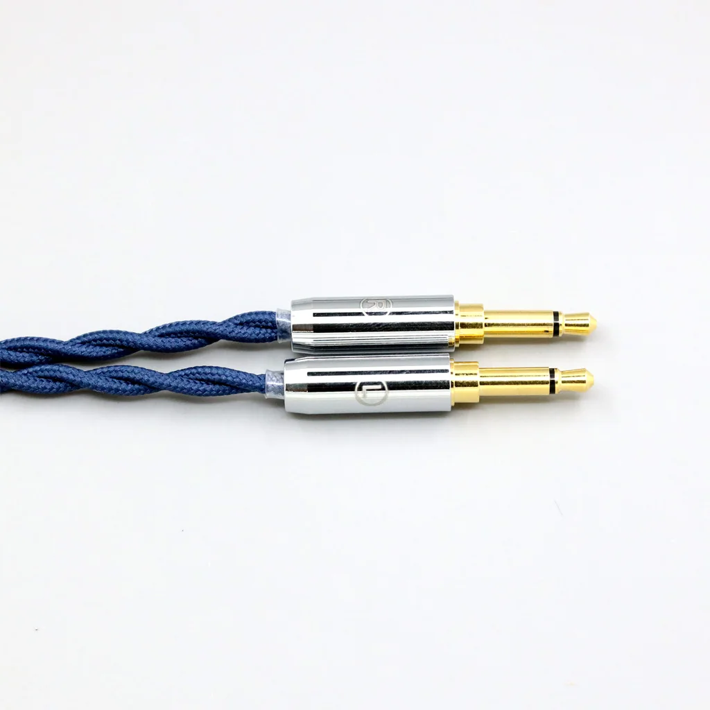 99 % reines Silber, OCC-Graphen-Legierung, vollärmeliges Kopfhörerkabel für Denon AH-D7200 AH-D5200 AH-D9200 AH-D600 AH-D7100 LN 008592 – Detail 6