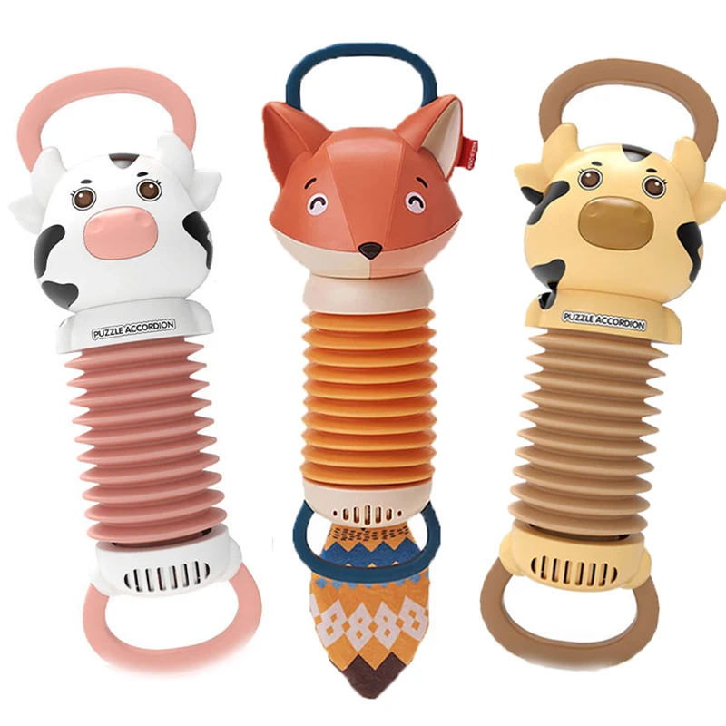 

Cute Fox Accordion Baby Musical Toys 6 12 Months Development Games Educational Music Toys For Babies Sensory Baby Toys 1 Year