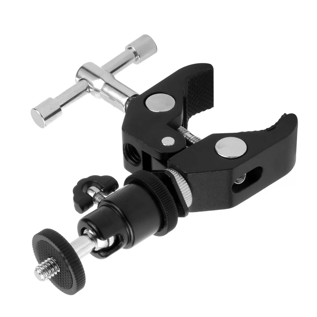 Super Clamp Mount Holder with Tripod Ball Head Adapter for Gopro For Insta360 DS