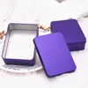Gift Box Square Storage Box Candy Pill Cases Tinplate Box Jewelry Box Tin Box Card Storage Box Multifunctional Durable Portable 6
