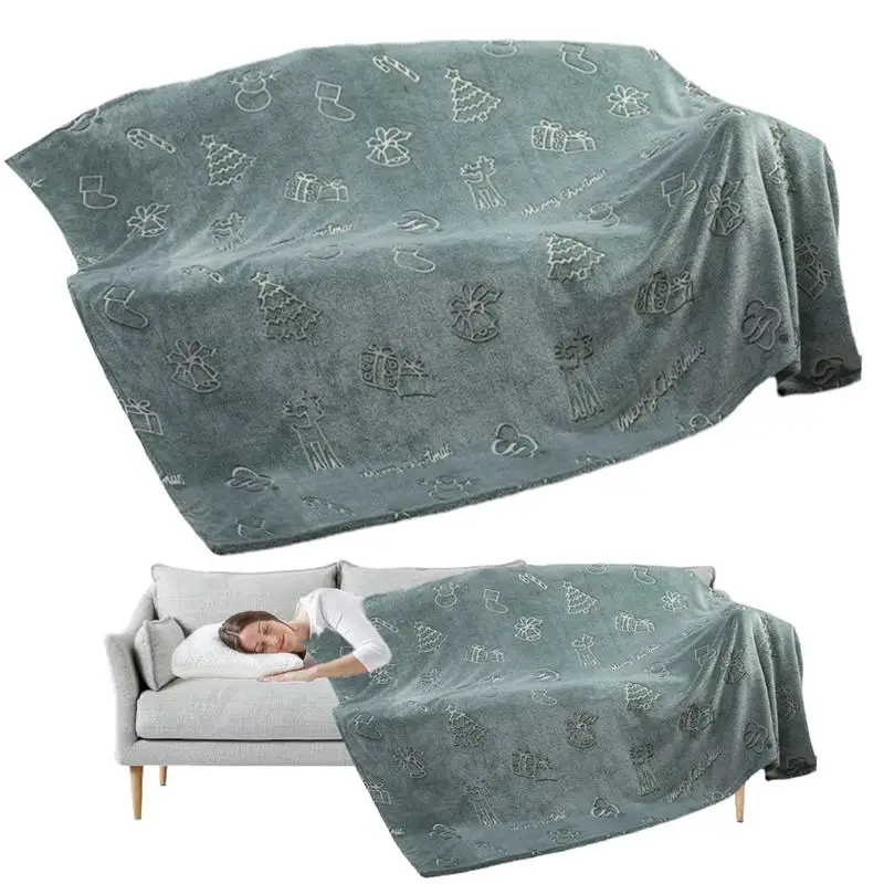

Glow In The Dark Blanket Luminous Warm Flannel Furry Fleece Blankets Glow In The Dark For Kids Cozy Warm Soft For Couch Sofa Bed