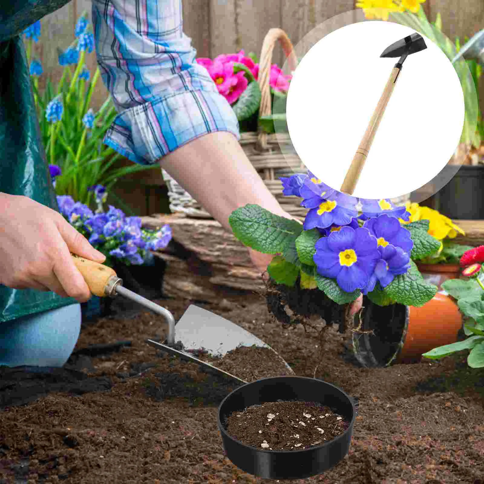 3 مجموعة منخل التربة مجموعة يده البلاستيك المغربل البستنة أداة الرمال الحجر تصفية قابلة لإعادة الاستخدام دليل التربة غربال عموم زهرة