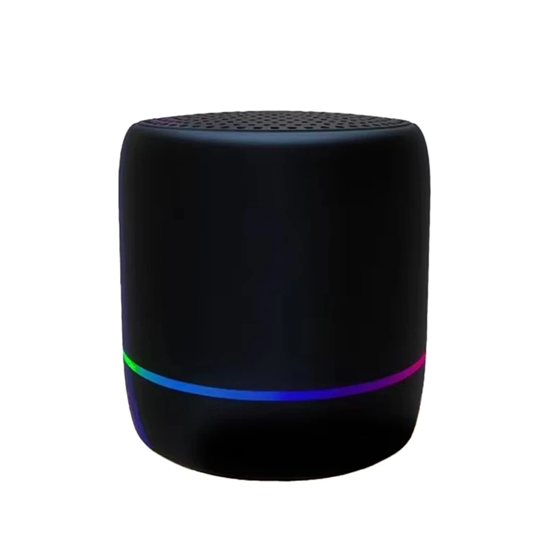 Portable Bluetooth Speaker With AI Voice Control Mini Subwoofer For Outdoor Use Enhanced Bass