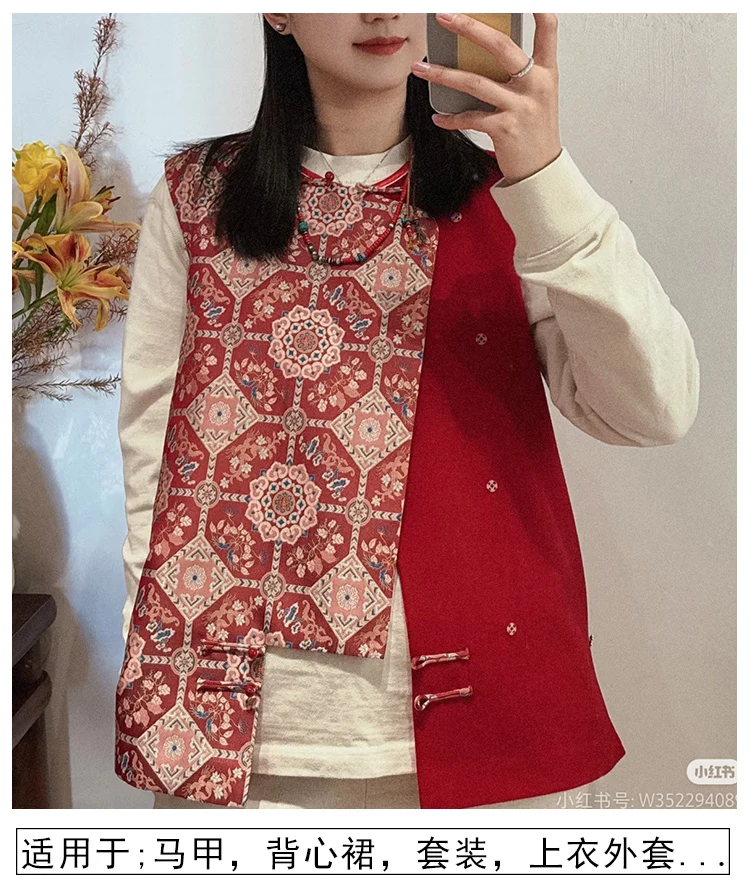 Neuer chinesischer Stoff im Song-Brokat-Stil, Vintage orientalischer Jacquard-Seidenstoff für Modedesigner und Kleiderherstellung. – Detail 4