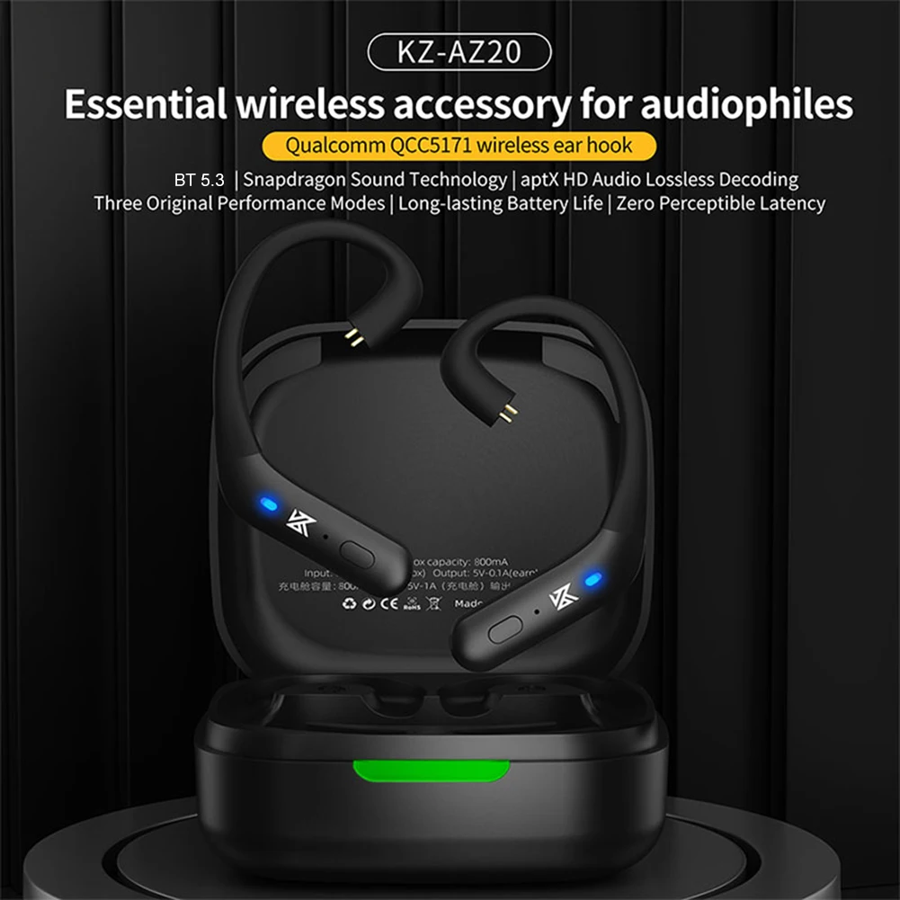 KZ AZ20 Wireless Upgrade Ear Hook Bluetooth-compatible 5.3
