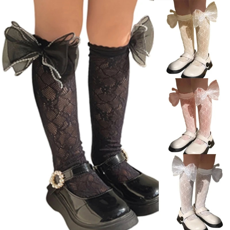

1 Pair Soft Comfortable Girls Long Socks Kids Stockings Fashionable Socks New Dropship