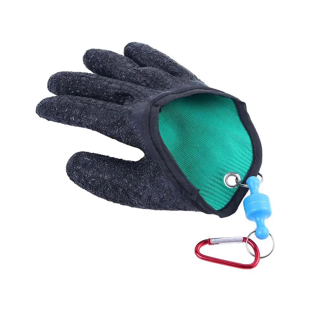 Fishing Accessories Anti-Slip Magnetic Fish Equipment for Left/Right Hand Fishing Gloves Full Finger Gloves Fisherman Catching
