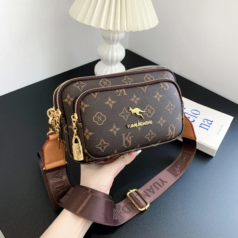 

Fashion Women'S Shoulder Crossbody Bag Designer Luxury Wallet Bag Purses Soft Leather Ladies Small Square Bag Chest Shopper Bag