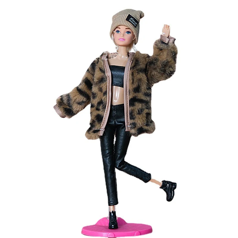New 30cm Doll Full Set 11 Joints Movable Doll with Clothes Suit Girls Play House Dress Up Toy 3