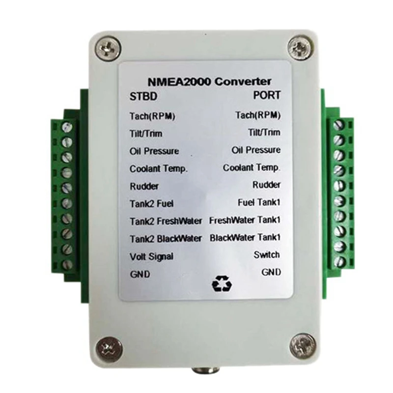 

Двухканальный Многофункциональный преобразователь NMEA2000, 9 ‑ 32 В постоянного тока, водонепроницаемый преобразователь, датчик один раз CX5003