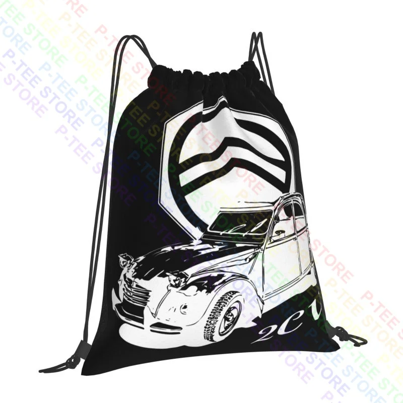 Citroen 2Cv Borse Con Coulisse Borsa Da Palestra Vintage Training 3D Printing School Sport Bag
