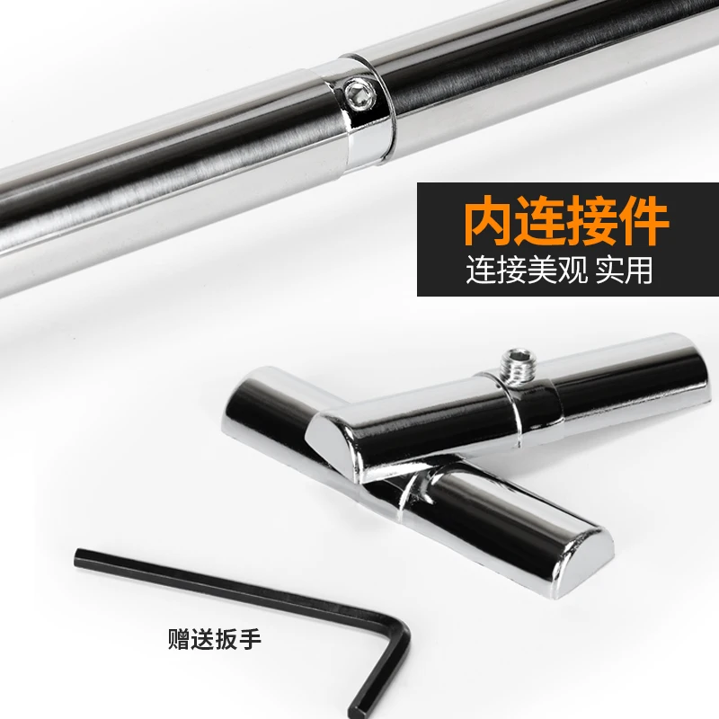25mm Thickness 3mm Kirsite Tube Clothes Hanger Pipe Connector Rack Joint Display Frame Fastener Round  Matching