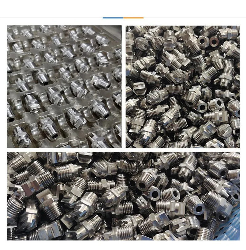 1/4 Hvv 고충격 표준 스테인레스 스틸 Veejet 플랫 팬 물 분무 노즐