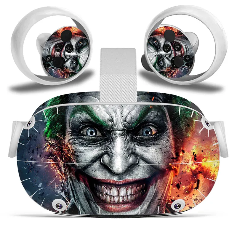 venom Vinyl Skin Sticker for Oculus Quest 2 VR Skin Sticker Headset Virtual Reality Decals Protective PVC 