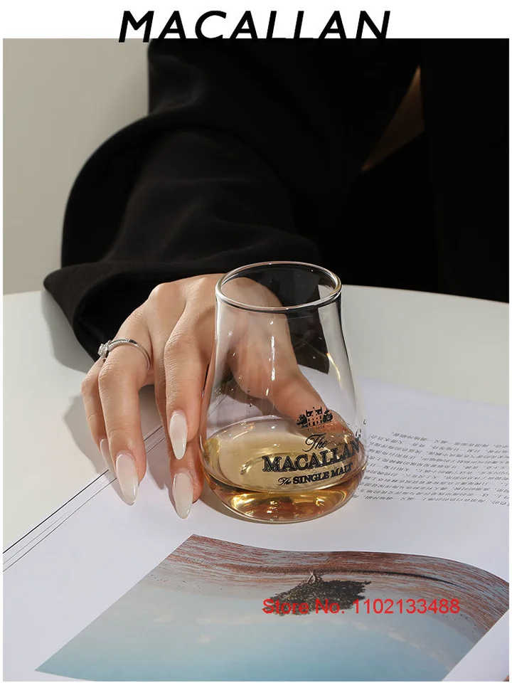 Bicchiere Whisky In Cristallo 310ml - Taglio Tradizionale, Senza Piombo, Con Confezione Regalo - Foto 7